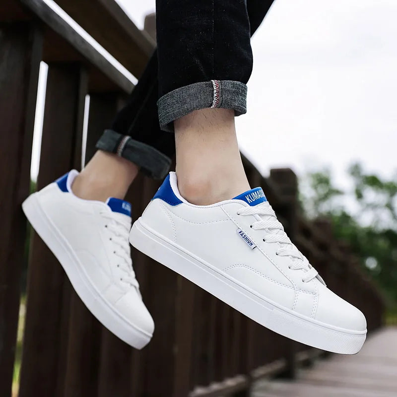Men's Trend Casual Shoes Flats Shoes White Sneakers Breathable Leisure Male Sneakers Non-slip Footwear Men Vulcanized Shoes