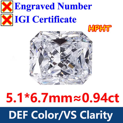 GH Color Oval HPHT Lab Grown Diamond No IGI Certificate 3EX DEF Color VS Clarity Pear CVD Lab Grown Diamond Gems