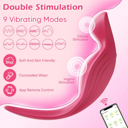Wearable Panty Vibrator Clitoris Stimulator High Quality APP Control Flirting G-spot Vibrating Egg Couple Women Masturbator 18+
