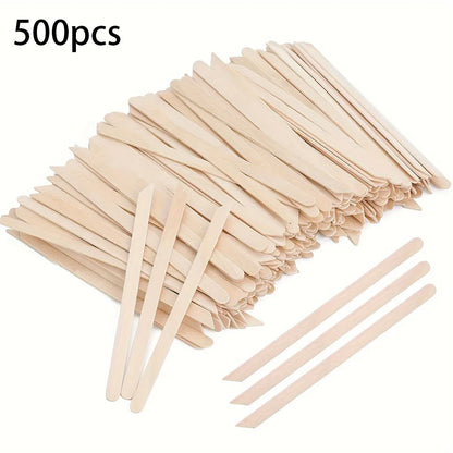 100/300PCSWoman Wooden Hair Removal Stick Disposable Depilation Spatula Wax Sticks Wood Face Eyebrows Waxing Spatula Beauty Tool