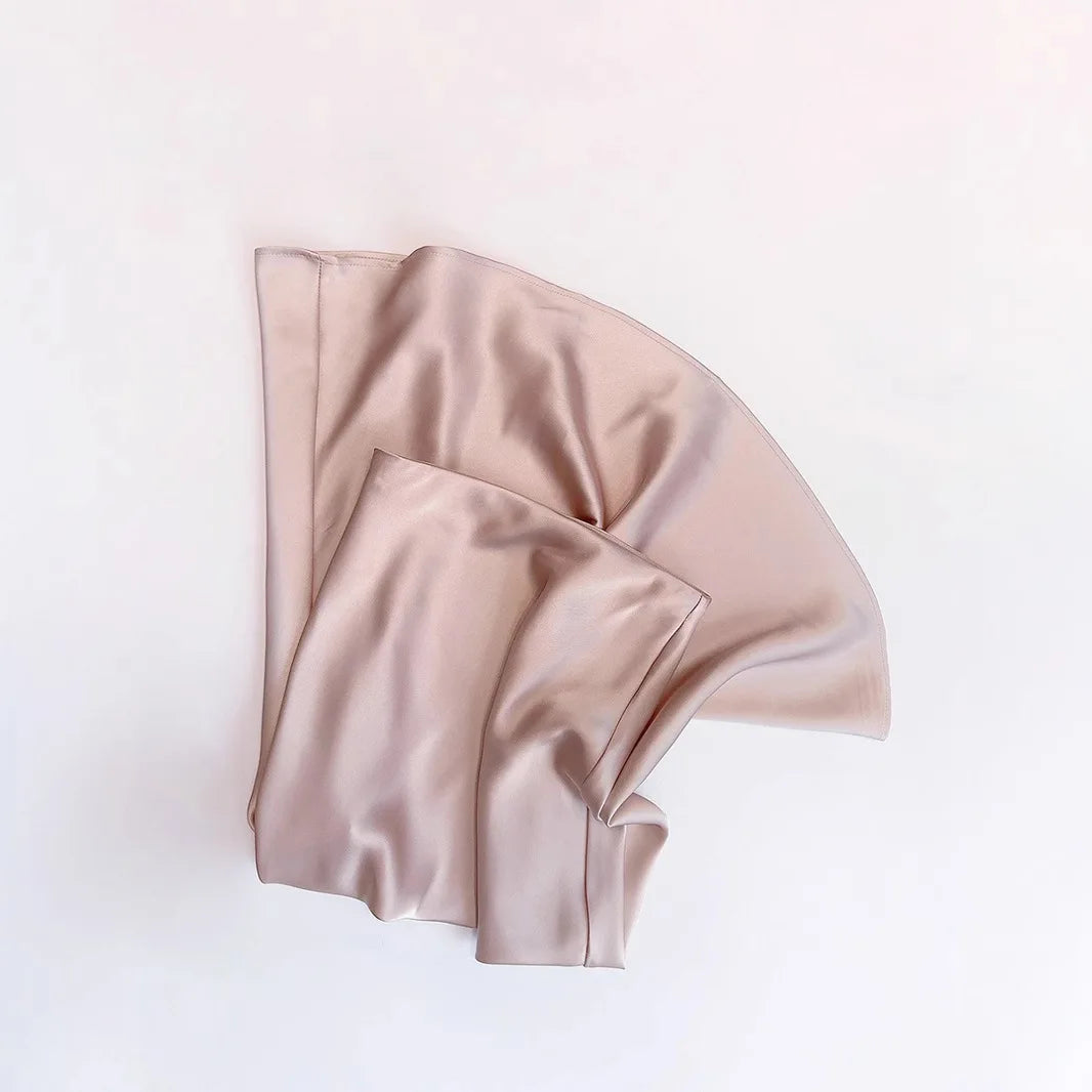 French Style Chic Women's Acetic Acid Satin Flowy High Waist Hip Hugging Skirt for Spring/Summer Fishing Tail Skirt A-line Skirt