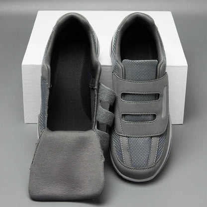 Wide Toe Sneakers For Fat Foot Diabetic Shoes For Elderly Hallux Valgus Bunion Orthopedics Swollen Feet Thumb Eversion Footwear