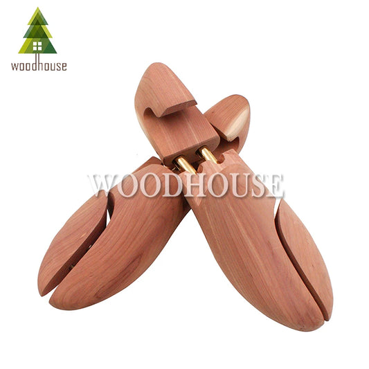 Men's and Women's Twin Tube Adjustable Red Cedar Shoe Tree Wood Shoe Tree