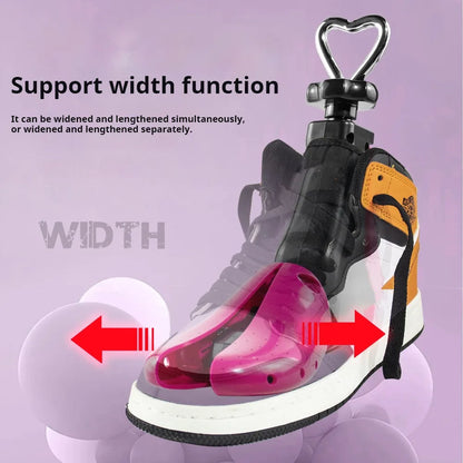 2Pcs High top Shoe Trees Adjustable Length Width Shoes Stretcher Boots Sneakers Shoe Stretchers Men Woman AJ Shoes Tree
