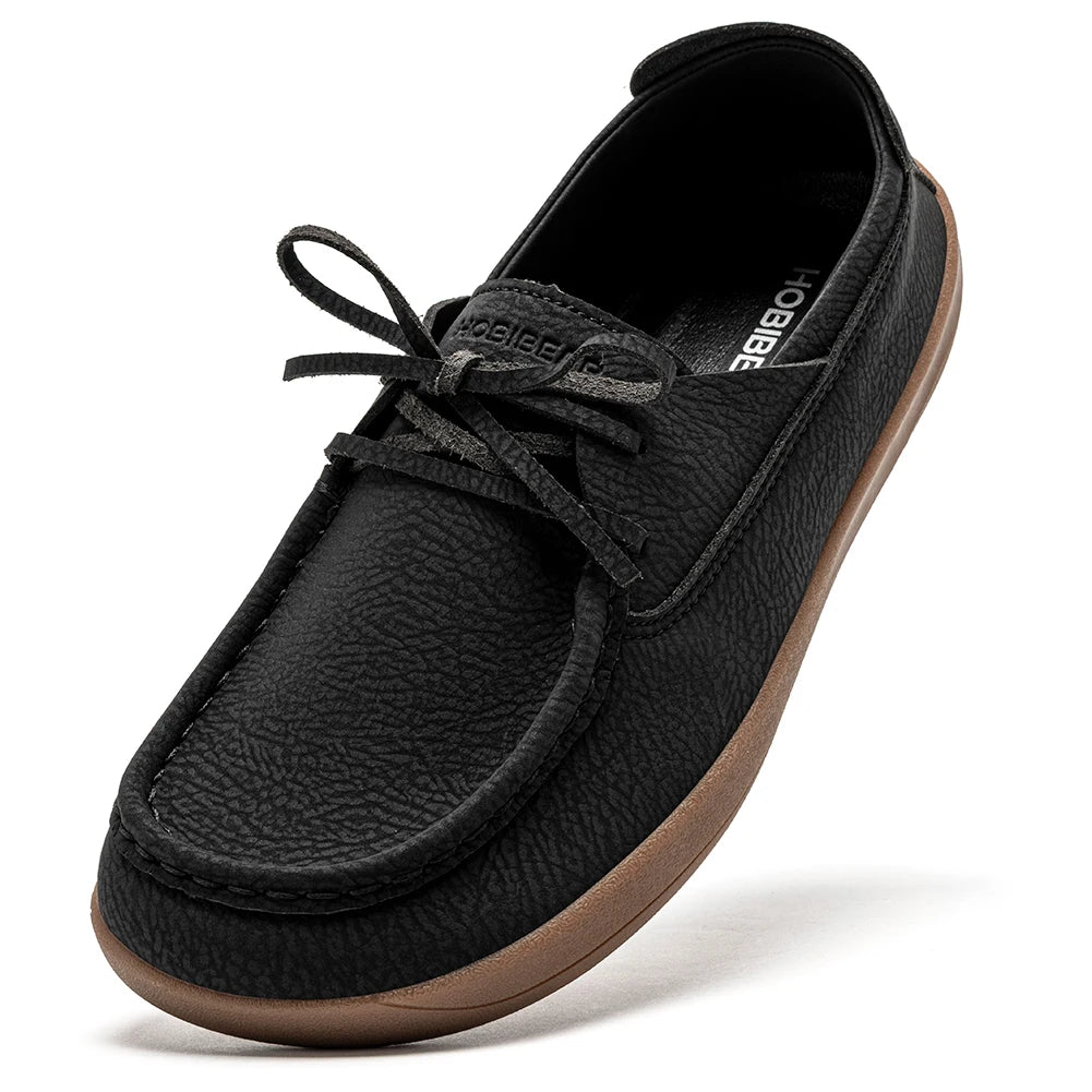 Women's Round-Toe Lace-Detail Casual Loafers