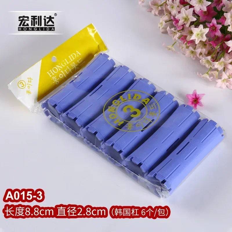 Hair Perm Rods Cold Wave Rods Hair Curling Rollers Curlers Steel Pintail Comb Hair Curler No Heat for Women Long Short Hair