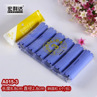 Hair Perm Rods Cold Wave Rods Hair Curling Rollers Curlers Steel Pintail Comb Hair Curler No Heat for Women Long Short Hair
