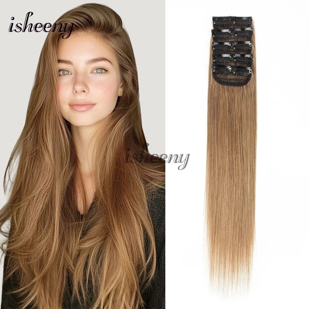 12"-18" Invisible Short Hair Pad Clip In Remy Human Hair Extensions 5pcs/pack Mini Clip In Hair 2 Clips On Machine Hair Weft