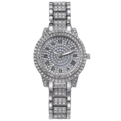 New Fashion Shining Rhinestone Watch Brand Quartz Bracelet Watches Women Zircon Crystal Elegant Wristwatch Clock Friend Gifts