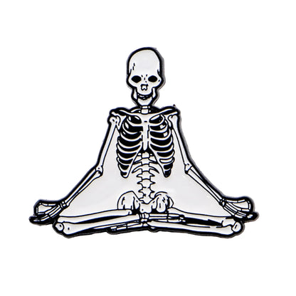 "One Day,We Will Wake Up To His Obituary" Enamel Pin Cartoon Skeleton Women's Brooches Fashion Lapel Badges Jewelry Friends Gift