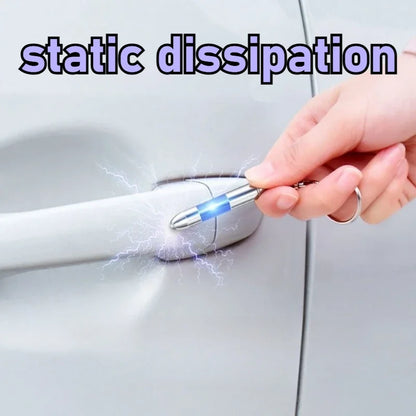 Static Rod Electrostatic Discharger Portable Anti-Static Keychain Winter Dry Climate Static Antistatic Car Supplies