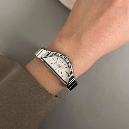 NEW 2025 GEDI Retro-inspired Women's Watches With Triangular Irregular Dial Water-resistant Stainless Steel Quartz Ladies' Watch