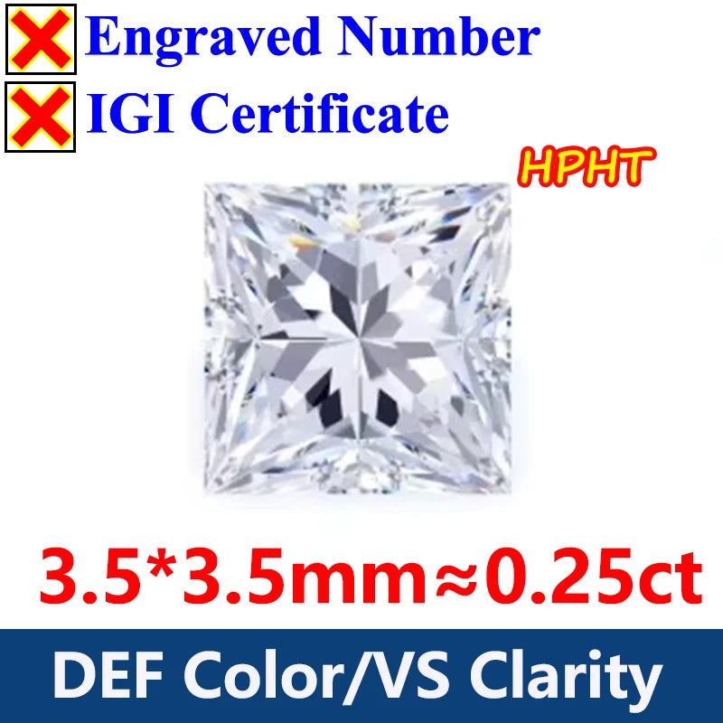 GH Color Oval HPHT Lab Grown Diamond No IGI Certificate 3EX DEF Color VS Clarity Pear CVD Lab Grown Diamond Gems