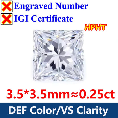 GH Color Oval HPHT Lab Grown Diamond No IGI Certificate 3EX DEF Color VS Clarity Pear CVD Lab Grown Diamond Gems