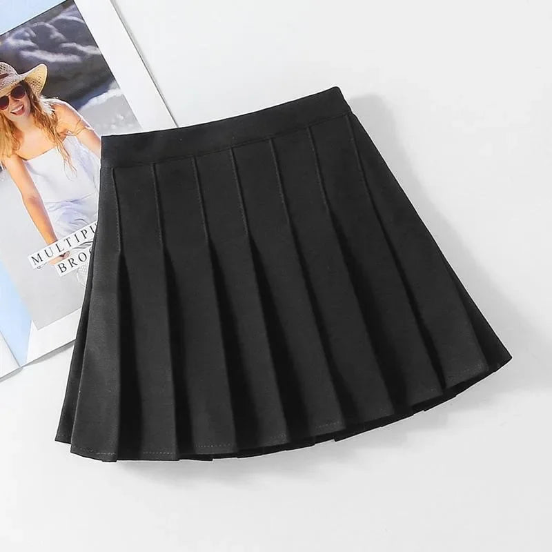 Baby Toddler Children Clothing School Plaid Girls Skirt Bottoming Princess Pleated Skirts Kids Short SKirt Summer Child Clothes
