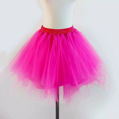 Women's Princess Dress Girl Ballet Halloween Christmas Luxury Tutu Tulle Midi Short Dress Retro Ballet Bubble Dance Dress