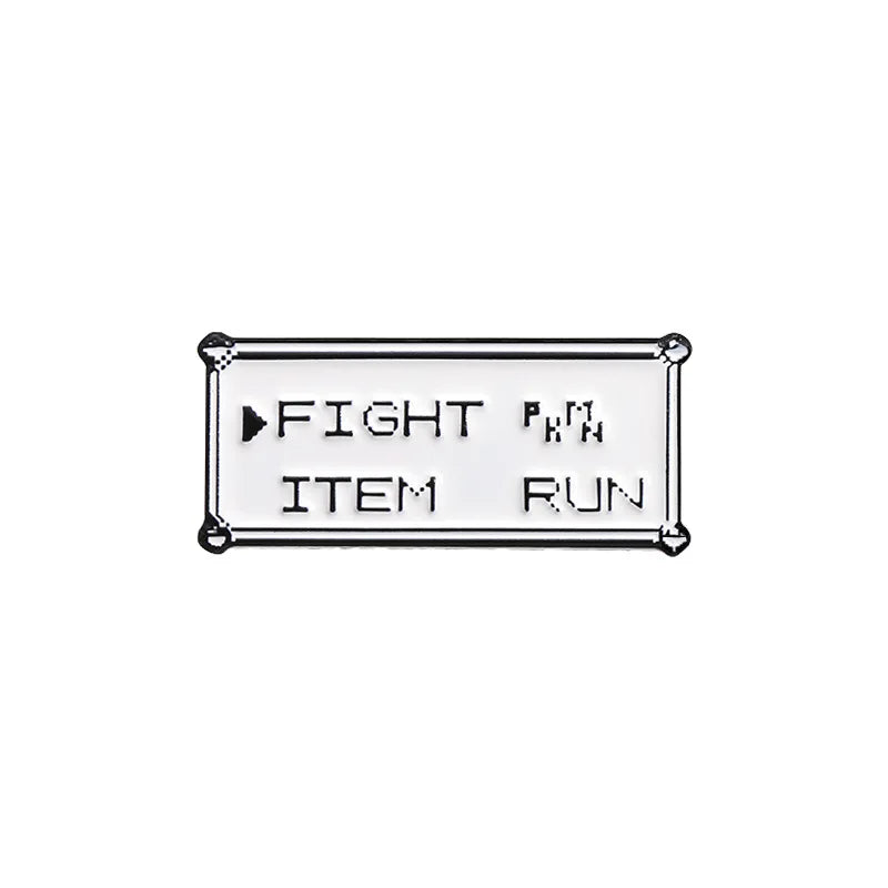 31Styles Geometric Humorous Phrase Enamel Pins Custom Funny Quotes Metal Brooches Lapel Badge Backpack Decorative Jewelry Gifts