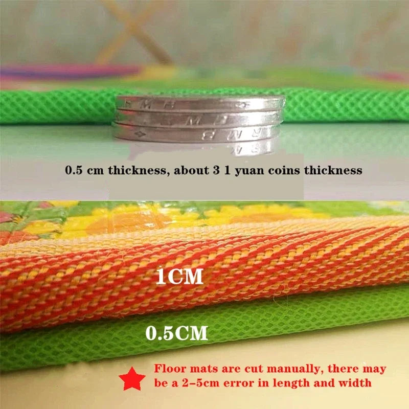 Non-Toxic Thicken 1/0.5cm Baby Play Mat Educational Children's Carpets in The Nursery Climbing Pad Kids Rug Activitys Games Toys