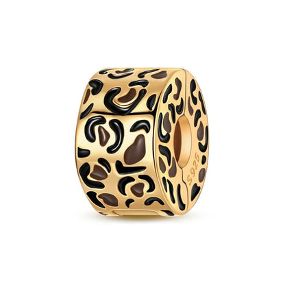 Original 925 Sterling Silver Clip Charm Inlaid Zircon Cat Butterfly Charm Silicone Spacer Beads For Women Bracelet DIY Jewelry