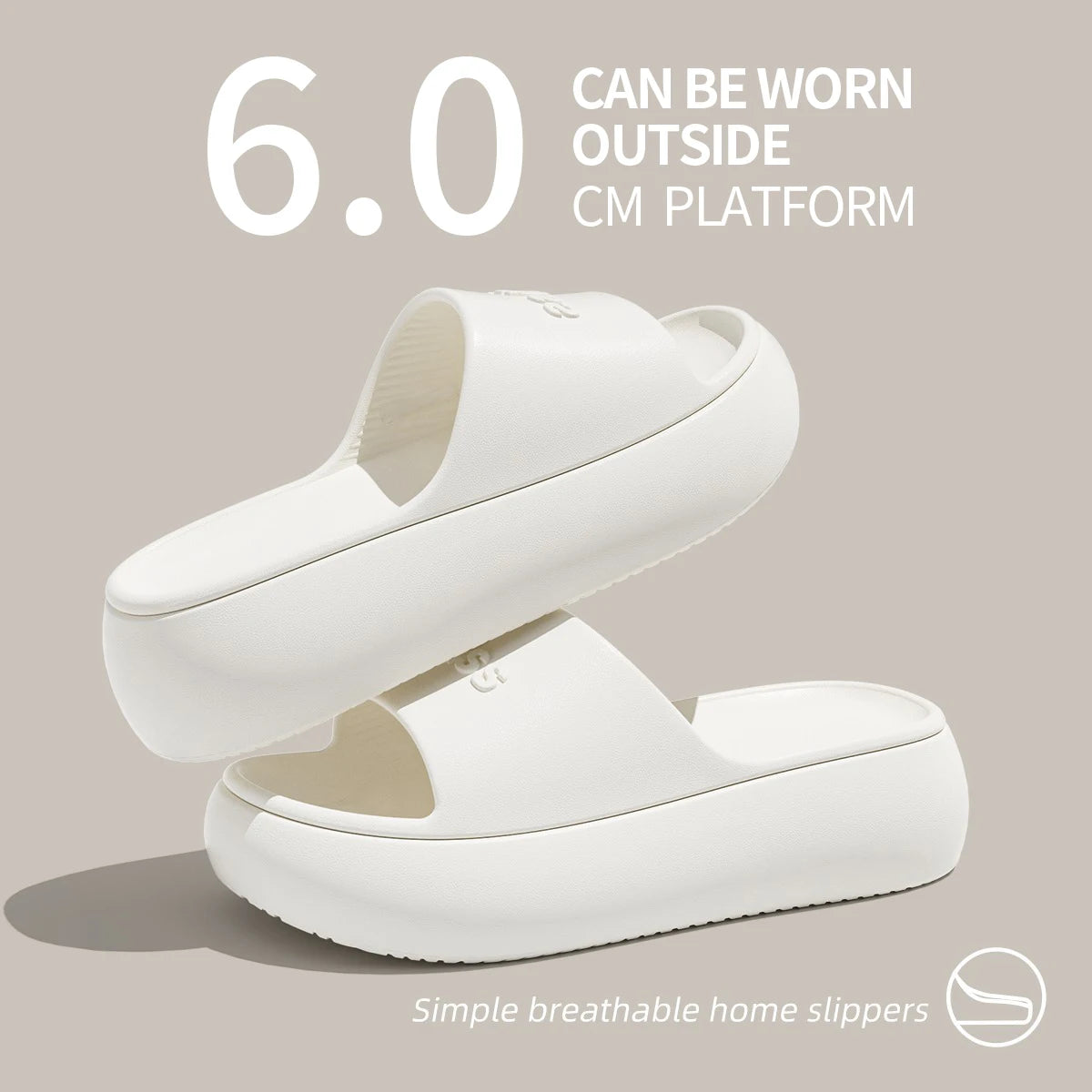 Fashion Summer Eva Slippers Summer Women Thick Soles Non-slip Home Indoor Outdoor Couple Slippers Bath Flip Flops