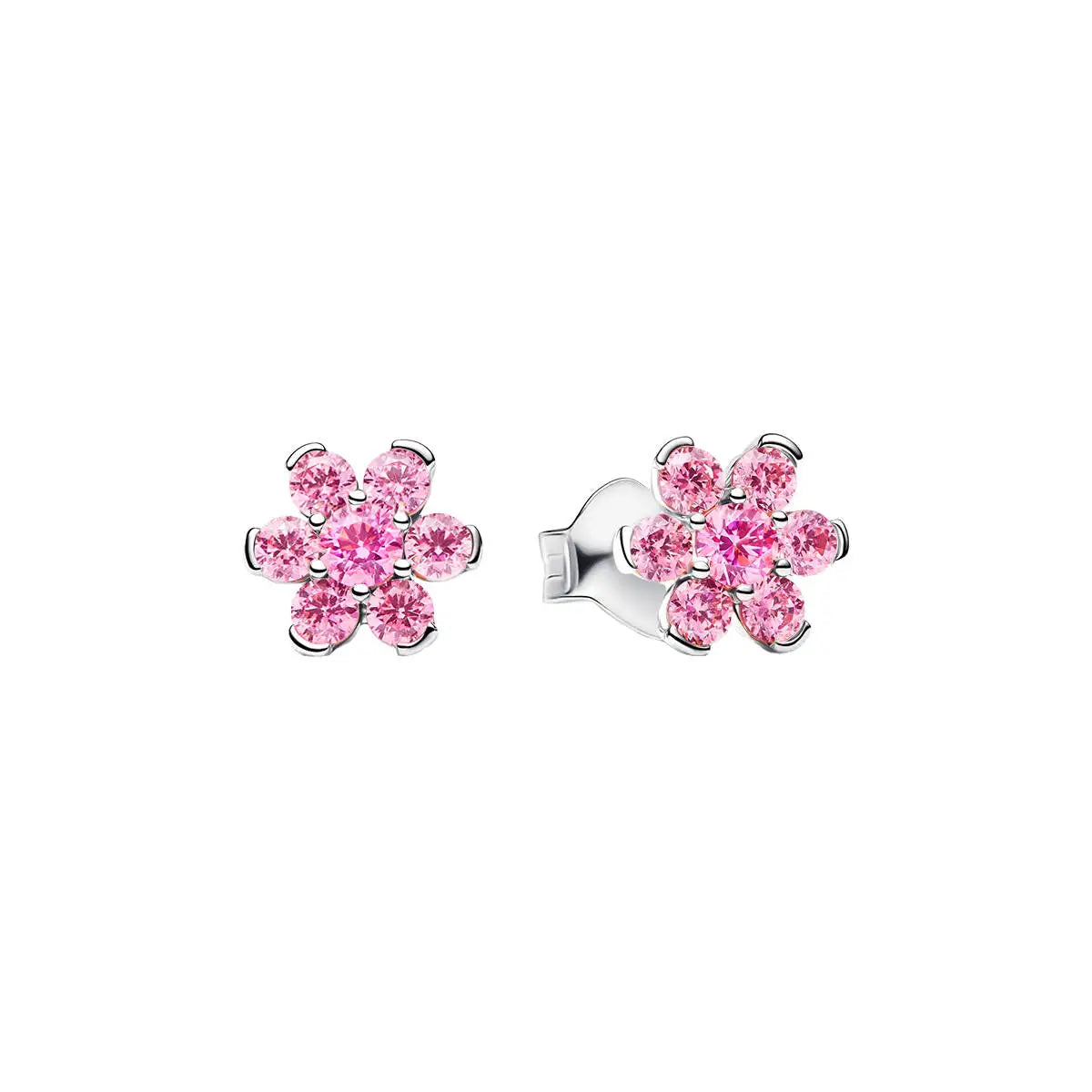 925 Sterling Silver Floral Necklaces Stud Earrings Charms Four‑Leaf Clover Sugar Skull Tiger Ghost Beads Fit Bracelet Jewelry