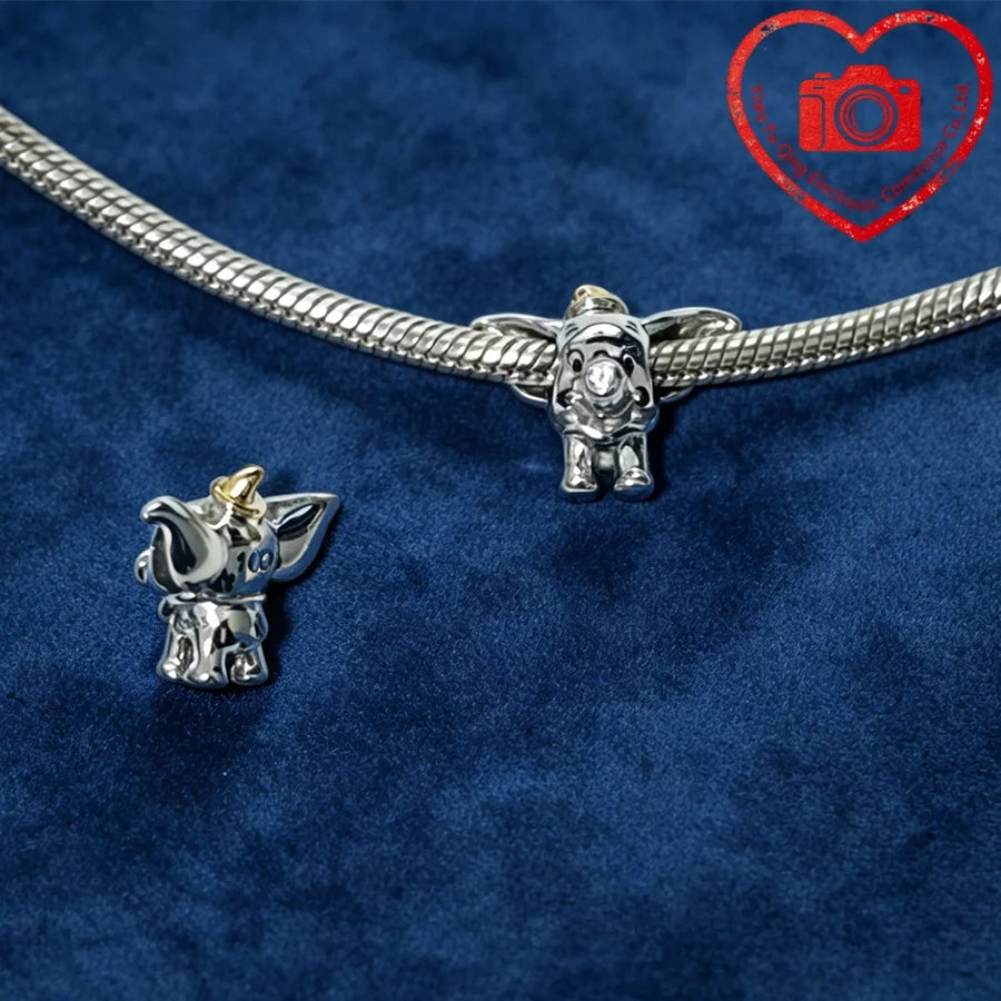 New Original Charms DIY Women Jewelry Gifts Fox Rabbit Chicken Pig Pet Dog Elephant Beads Fit 925 Silver Bracelets Accessories