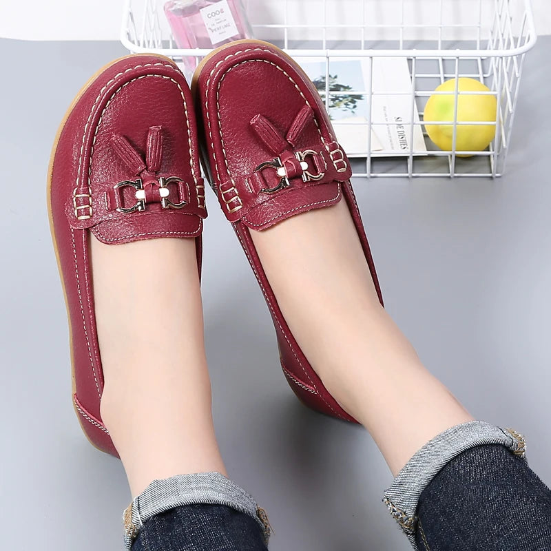 Women Shoes Slip On Loafers For Ballet Flats Women Moccasins Casual Sneakers Zapatos Mujer Flat Shoes For Women Casual Shoes