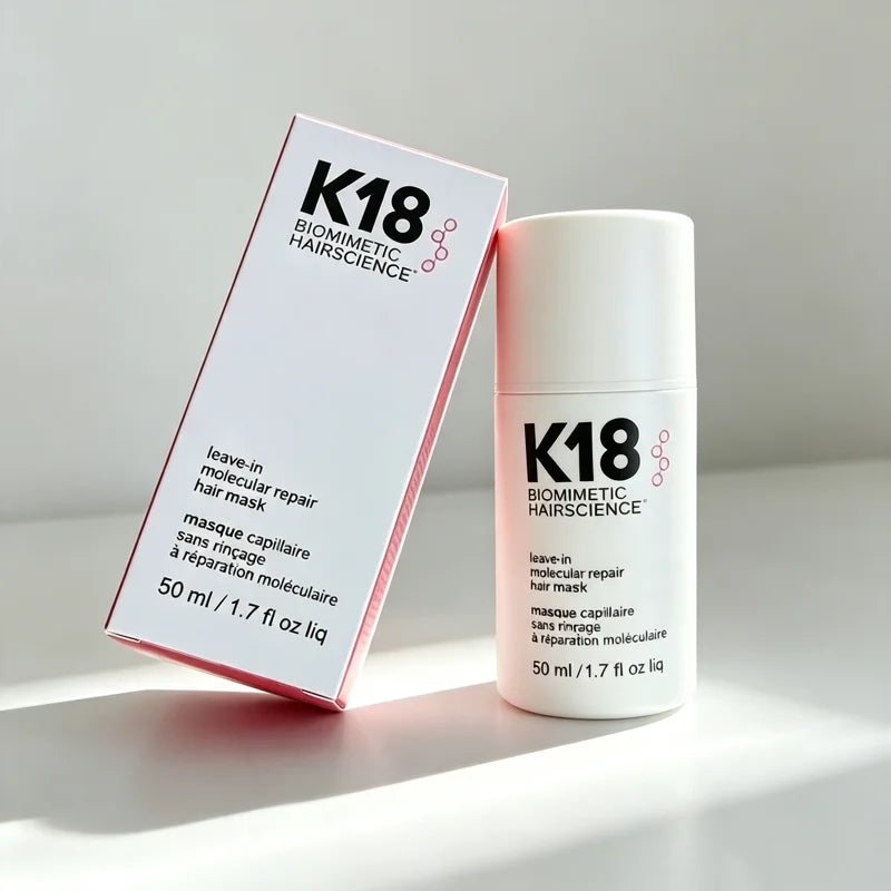 K18 Leave-In Molecular Repair Hair Mask Deep Conditioning Keratin Treatment Soften Hair Smoothing Healthy Hair Care 50ml 150ml