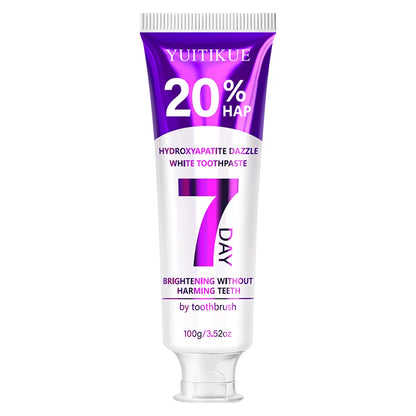 YUITIKUE 20% HAP Hydroxyapatite Toothpaste | 7-Day Teeth Brightening | Gentle Teeth Care 100g