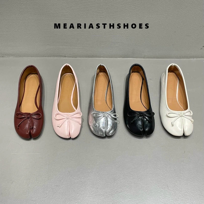 Women's Split-Toe Flats in Style Options