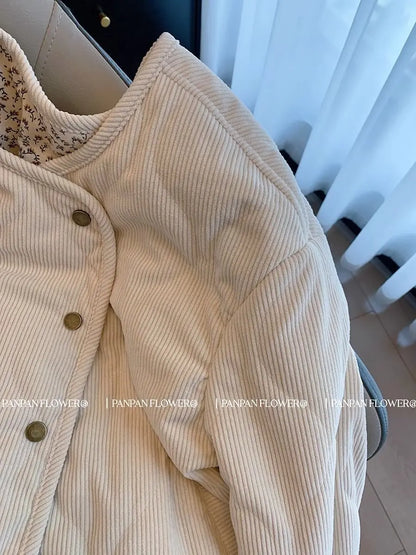 2026 Autumn Winter Female New Commuter Simple Fashion Slim Warm Cotton-Padded Jacket Women Celebrity Age-Reducing Foreign Coat