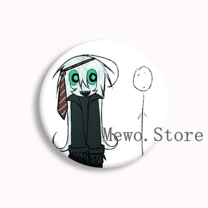 Dod Pursuer Anime Soft Button Pin Forsaken Dead Of Death Brooches Badge Bag Decor Jewelry Gamer Collect