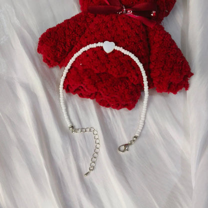 Bohemian Summer Beach Shell Heart Anklets for Women Fashion White Beads Anklet Bracelet on The Leg Female Foot Styling Jewelry