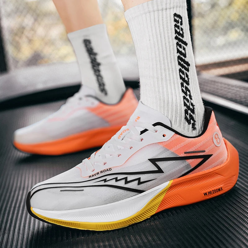 Fashion Men's Sneakers Summer Comfy Breathable Gym Sports Shoes Cushioned Support Running Shoes Tennis Cross Training Shoes