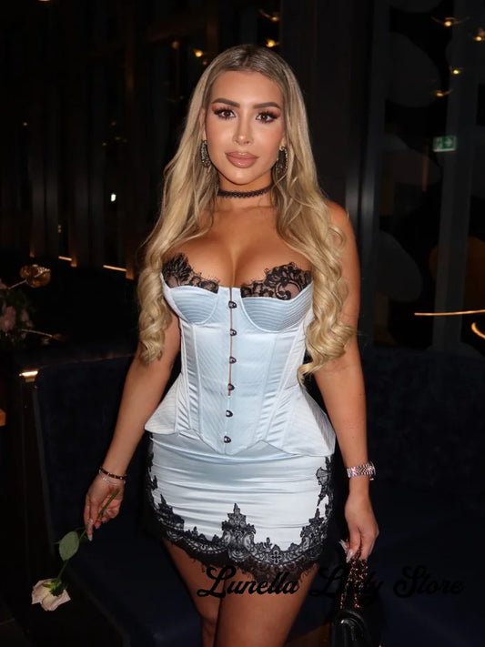 Women's Lace-Detail Top & Outfit Options