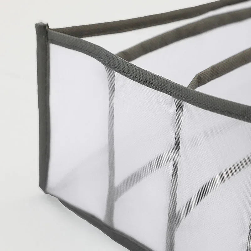 Baby Multifunctional Storage Bag Nylon Mesh Drawer Divider Box Chrildren Underwear and Socks Honeycomb Storage Box