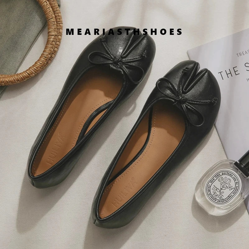 Women's Split-Toe Flats in Style Options