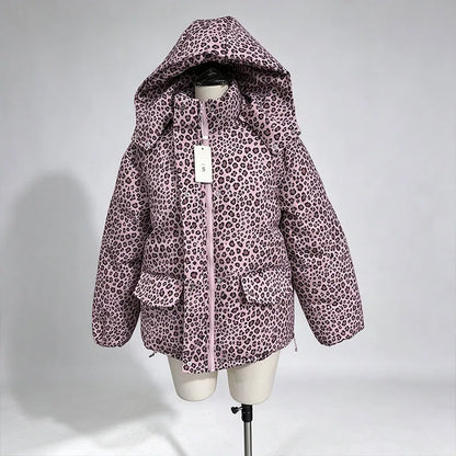 Urban Solid Women Stripe Padded Coat Pant Set Casual Full Sleeve Hooded Zipper Jacket Elastic Waist Pants 2026 Winter Lady Suits