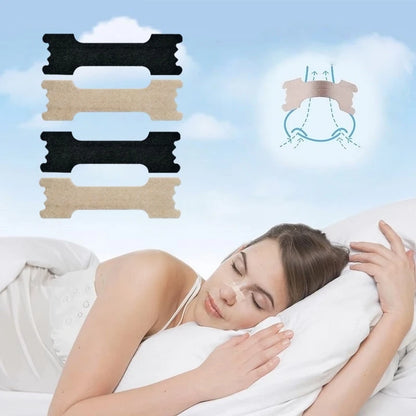 10/30/50/80/100 Pcs Breath Nasal Strips Anti-Snoring For Sleeping Nasal Strips Enhanced Breathing Anti Snoring Sleep Nasal Strip