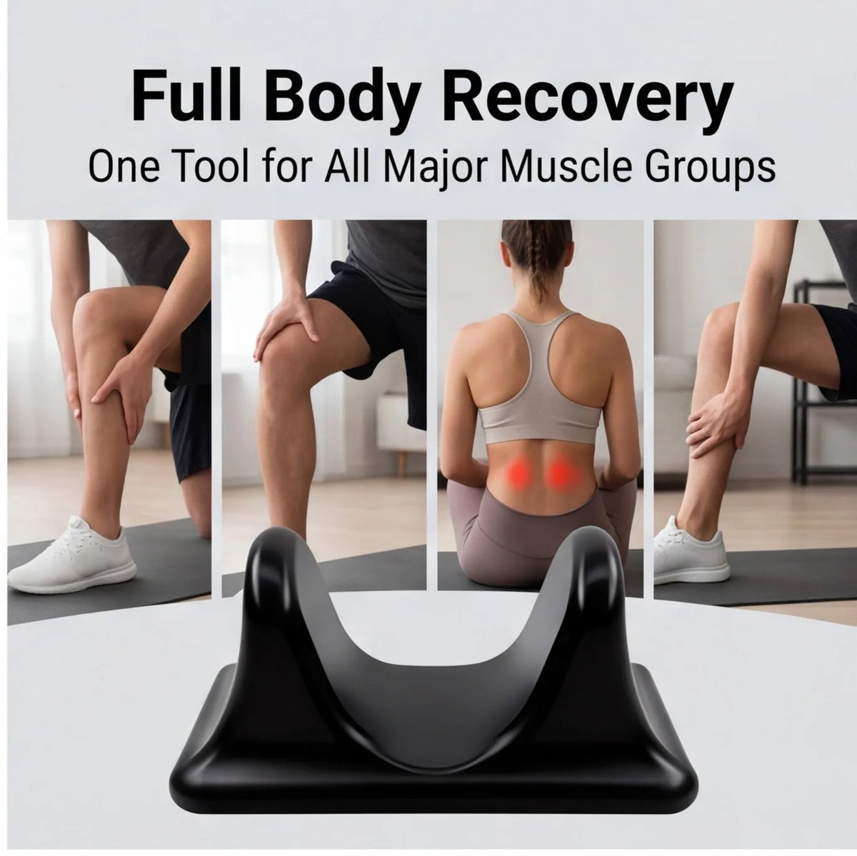 Psoas Muscle Massager – Deep Tissue Massage Tool for Hamstring, Thigh, Back & Calf Use