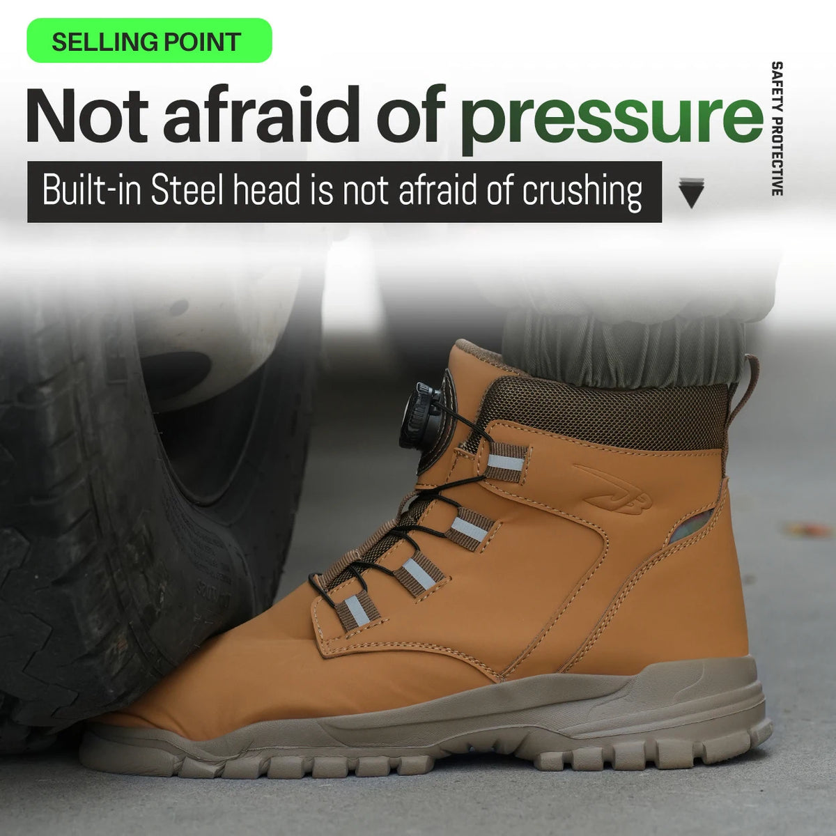 Work Safety Boots Men Waterproof Security Boots lightweight Industrial Steel Toe Work Shoes Protective Men Safety Shoes Size 48