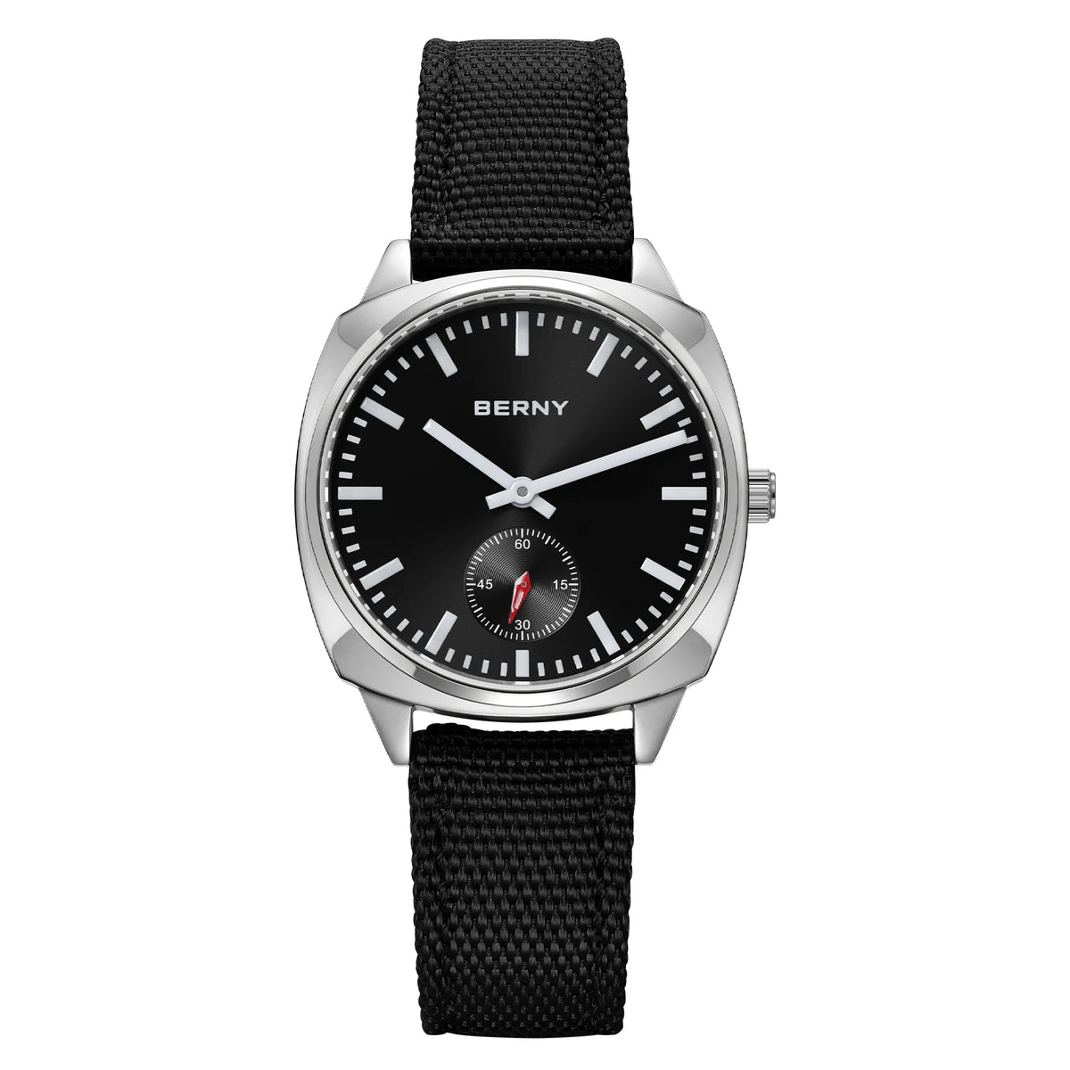 BERNY Quartz Pillow Ladies Watch Luxury Women's  Watch Comfort Fabric Watch for Women Casual Versatile Elegant Ladies Watches
