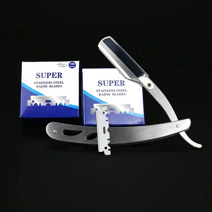 10/100/200PCS Single-sided Razor Blade Stainless Steel Razor Blades Men Shaving Shaver Manual Razor Blade Barber Shaving Tools