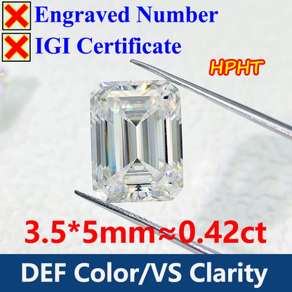 GH Color Oval HPHT Lab Grown Diamond No IGI Certificate 3EX DEF Color VS Clarity Pear CVD Lab Grown Diamond Gems