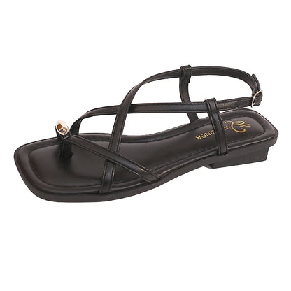 High Heel Sandals for Women New Summer 2026 Girls Low Heel Comfortable Sports and Casual Solid Sandals for Women Sandalias
