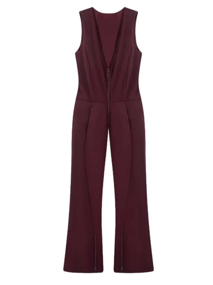 Chic Black Stand Collar Skiwear Women Cause Full Sleeve Waist Cinching High Waist Slim Jumpsuit 2026 Lady Winter Warm Outfit New