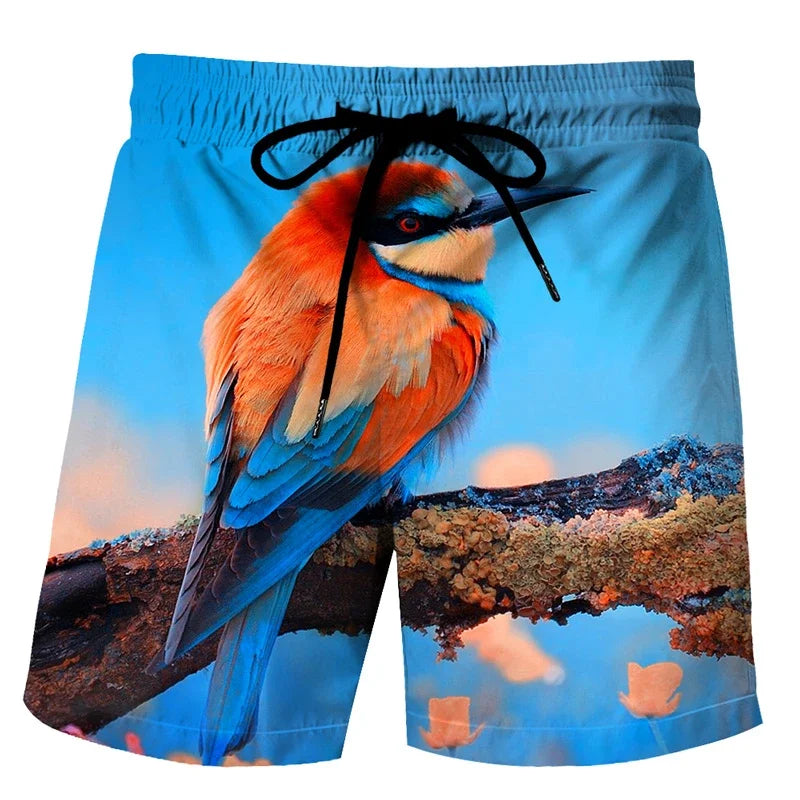 Fun Animal Pig 3D Print Sports Quick-Dry Breathable Men Shorts Outdoor Street Vacation Beach Leisure Parent-child Clothing Pants
