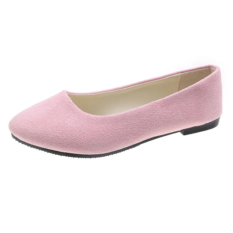 20Colors spring and summer wear women's flat shoes large comfortable shoes female candy color shoes Loafers EU 41/42/43 WSH2214