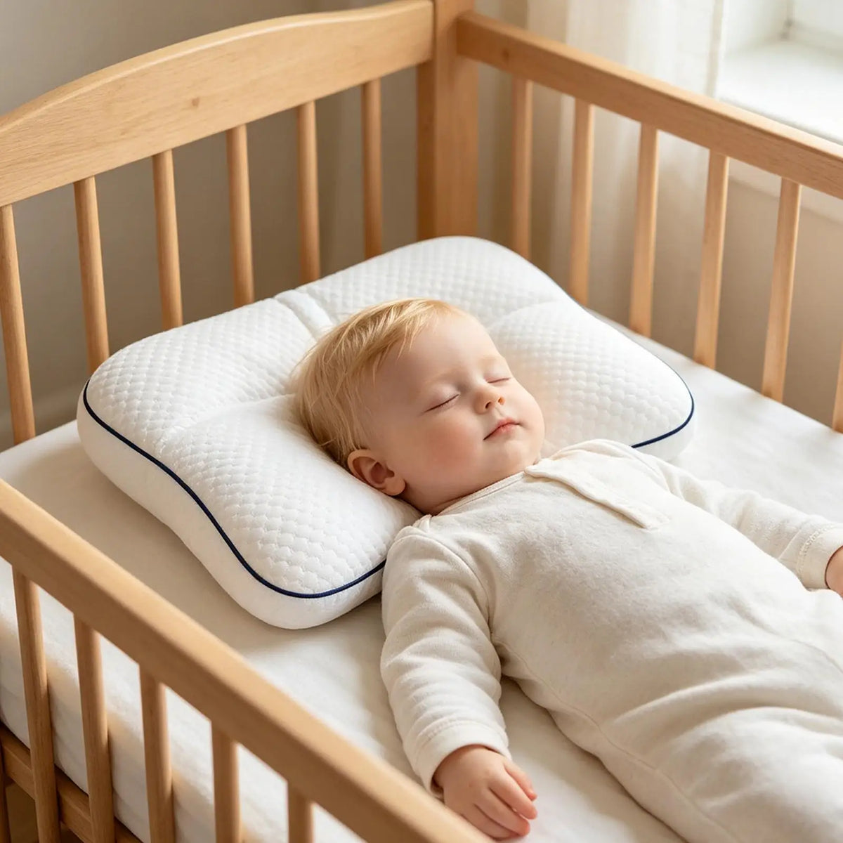 Children's Partition Pillows Double-Sided Breathable Travel Children Pillow for Boys Girls Homes Apartments Daycare Travel Road