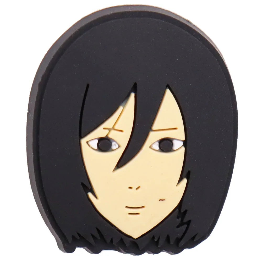 New Arrival 1pcs Cartoon Japan Anime PVC Shoe Charms For Clogs Pins Accessories Shoes Buckles Wristbands Kids Birthday Present